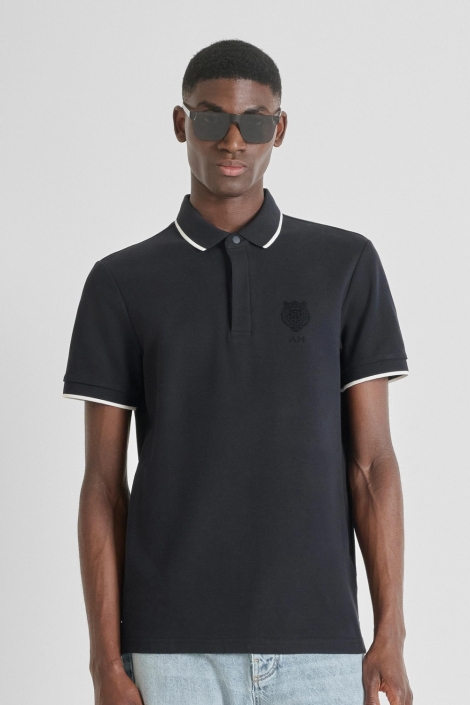 Antony Morato zwarte heren polo | Model