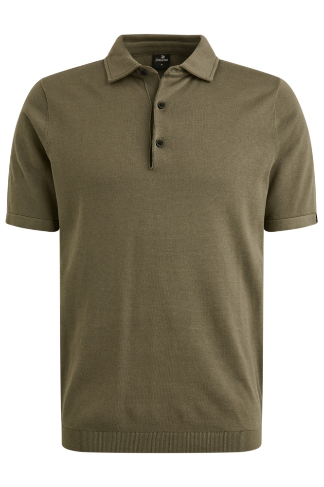 Vanguard groene heren polo | Vooraanzicht