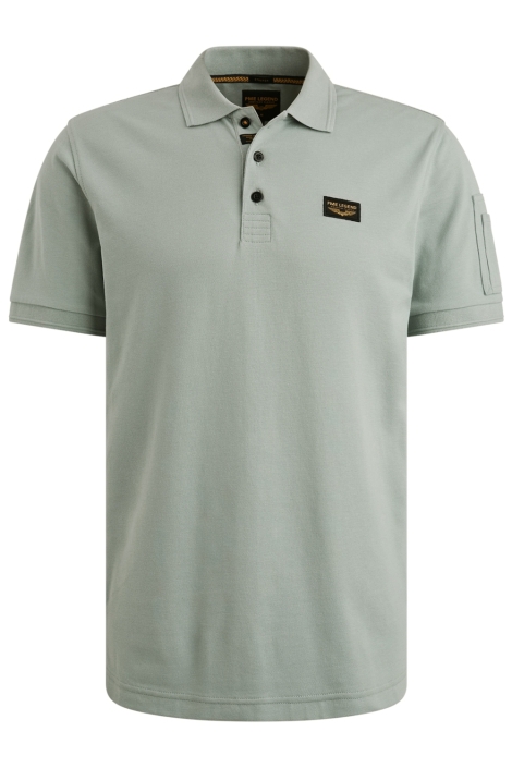 PME legend blauwe heren polo | Vooraanzicht