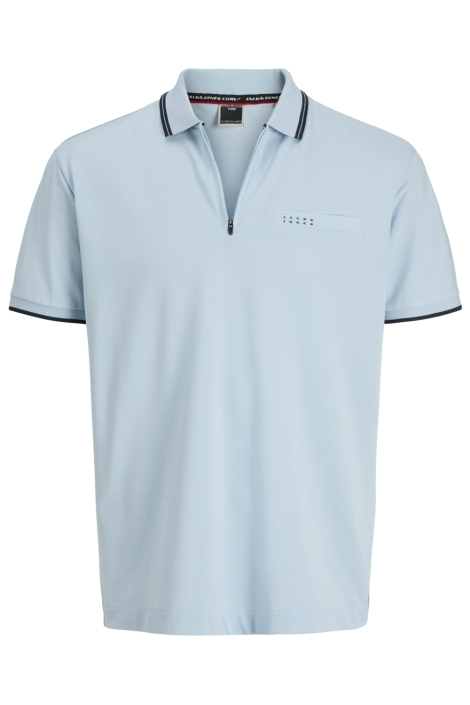 Jack & Jones blauwe heren polo | Vooraanzicht