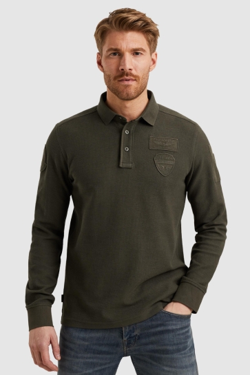 PME legend POLO MET LANGE MOUWEN PPS2509802 8039