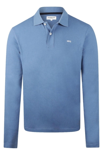 McGregor Polo POLO PIQUE LANGE MOUW MM999 9003 01 2015 WORKER BLUE