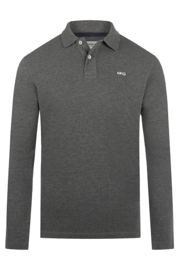 McGregor CLASSIC POLO LONG SLEEVES MM999 9003 01 1203 DARK GREY MELANGE