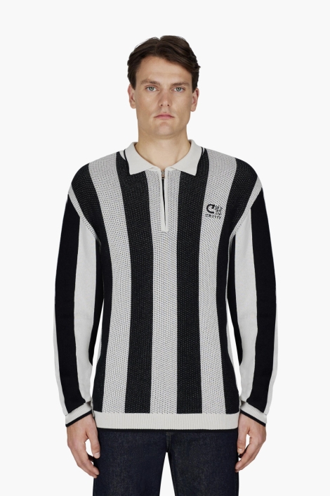 Cruyff zwarte heren polo | Model vooraanzicht