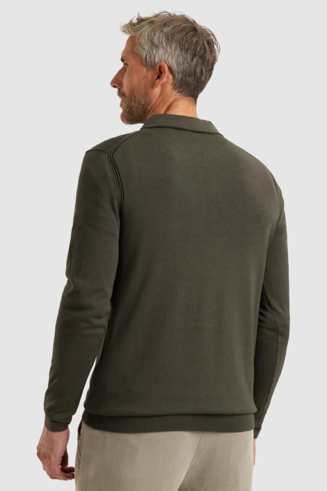 Vanguard groene heren polo | Model achteraanzicht