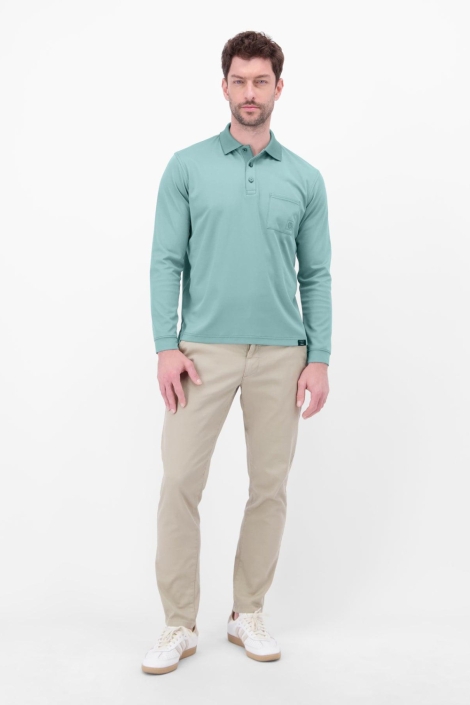 Lerros groene heren polo | Model