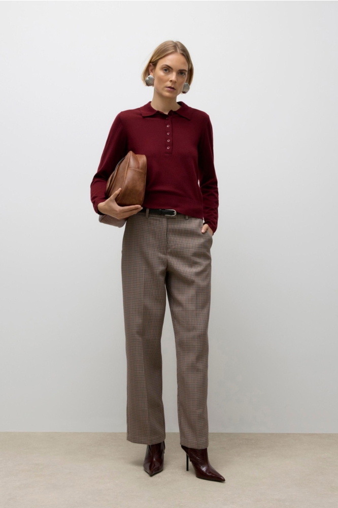 Vero Moda bordeaux dames t-shirt | Model