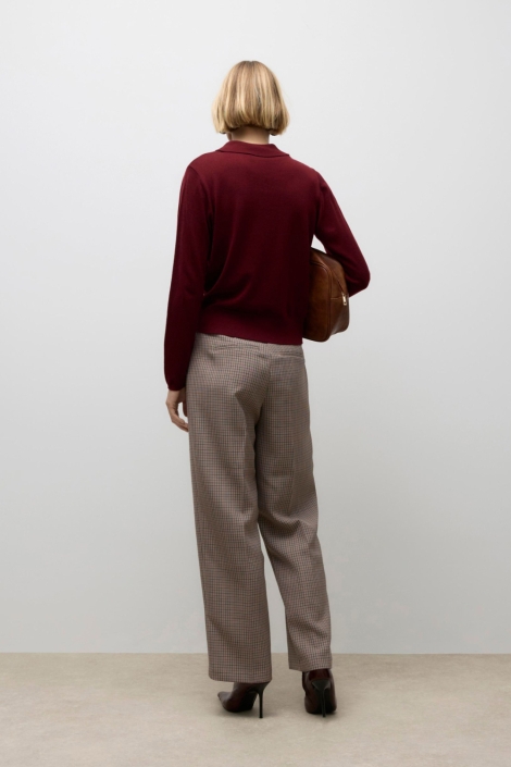 Vero Moda bordeaux dames t-shirt | Model