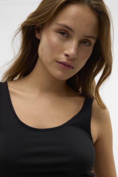 Vero Moda zwarte dames top | Close up