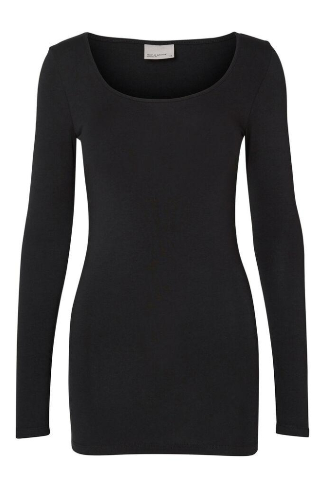 Vero Moda zwarte dames t-shirt | Vooraanzicht