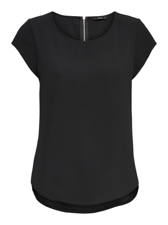 Only T-shirt onlVIC S/S SOLID TOP NOOS WVN 15142784 Black