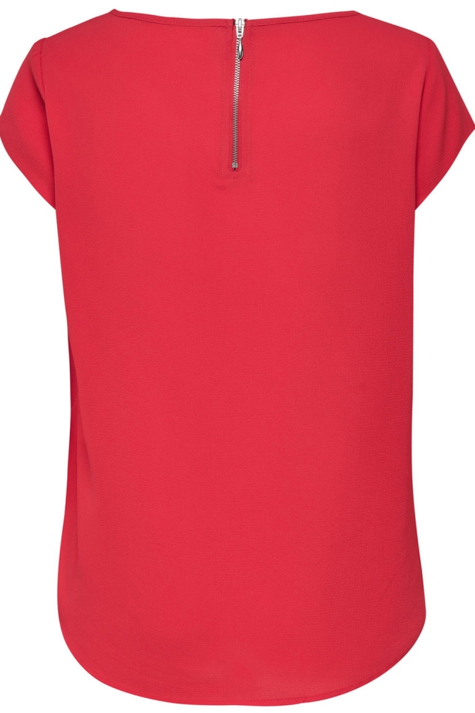 onlVIC S/S SOLID TOP NOOS WVN 15142784 High Risk Red