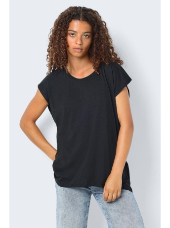 Noisy may T-shirt NMMATHILDE S/S LOOSE LONG TOP NOOS 27002573 Black