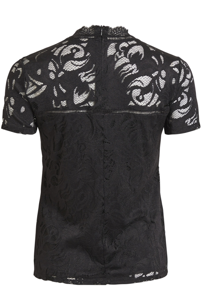 VISTASIA LACE S/S TOP - NOOS 14049852 Black