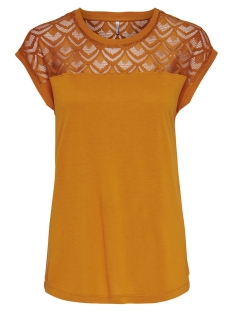 onlNICOLE S/S MIX TOP NOOS 15151008 Sudan Brown
