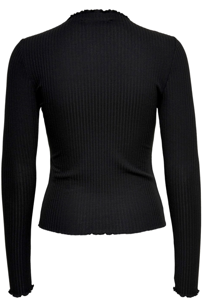 Only zwarte dames trui | Model achteraanzicht