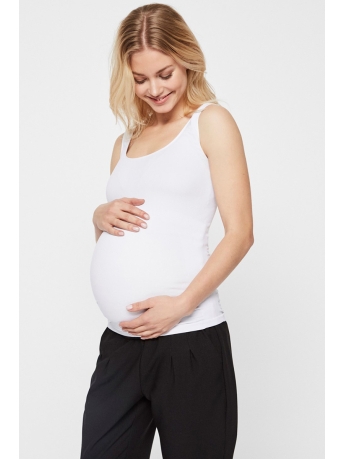 Mama-Licious Positiekleding MLHEAL TANK TOP NOOS A. 20011083 Bright White