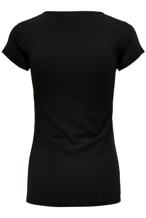 onllive love s/s o-neck top noos jr 15205059 only t-shirt black