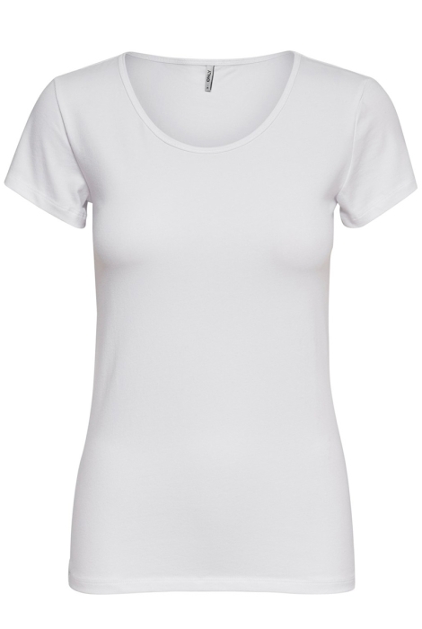 jr top t-shirt onllive white noos o-neck only 15205059 s/s love