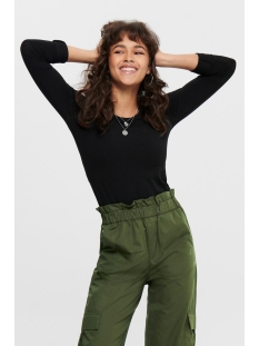 ONLLIVE LOVE L/S O-NECK TOP NOOS JR 15204712 Black