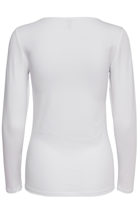 t-shirt top jr o-neck love noos only white onllive 15204712 l/s