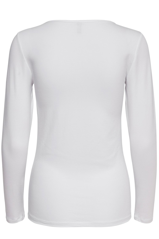 Only witte dames t-shirt | Achteraanzicht