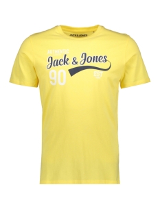 JJELOGO TEE SS O-NECK 2 COL SS20 NOOS 12164848 Lemon Drop/SLIM