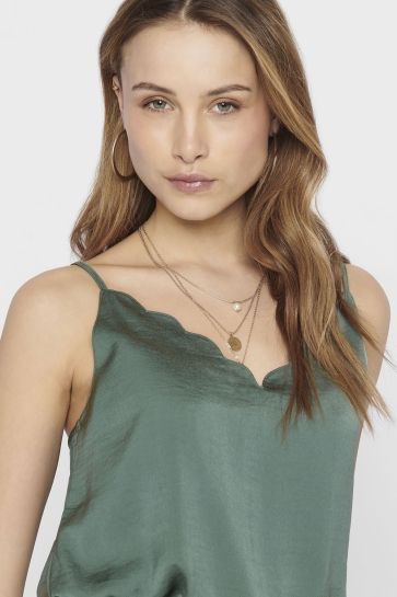 Only ONLDEBBIE SINGLET NOOS WVN 15176550 BALSAM GREEN