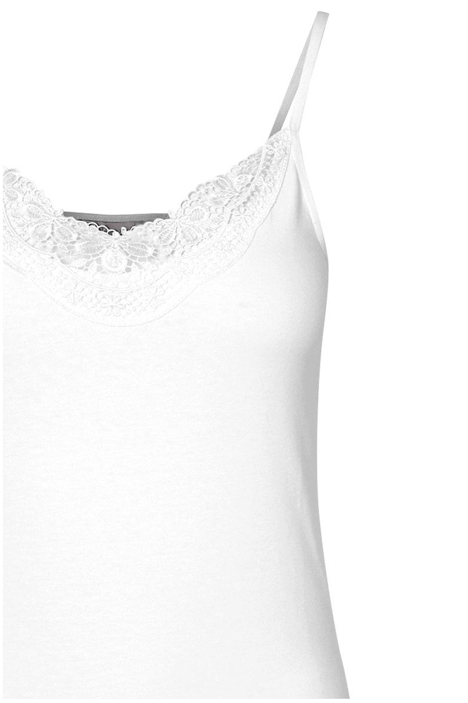 VMINGE LACE SINGLET GA NOOS 10229188 Bright White