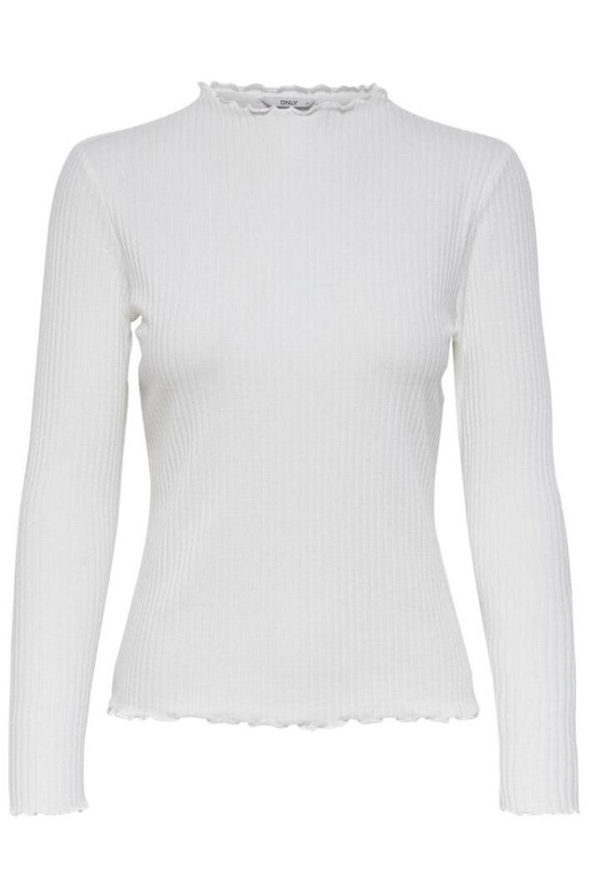 ONLEMMA L/S HIGH NECK TOP NOOS JRS 15180040 Egret