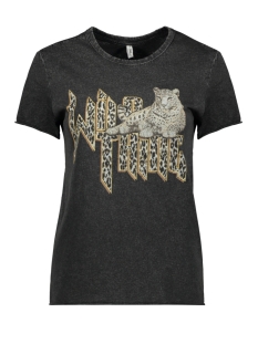 ONLLUCY LIFE REG S/S CLUB/THING TOP 15232297 BLACK/THING