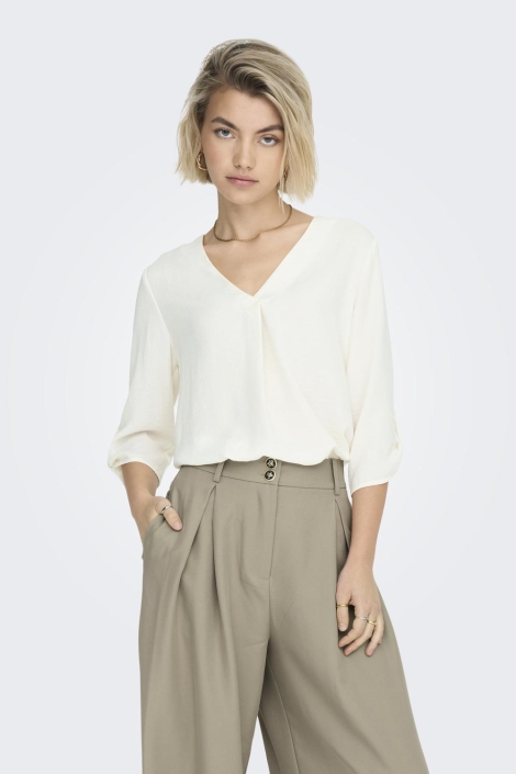 Jacqueline de Yong witte dames blouse | Model