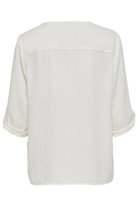 Jacqueline de Yong witte dames blouse | Achteraanzicht
