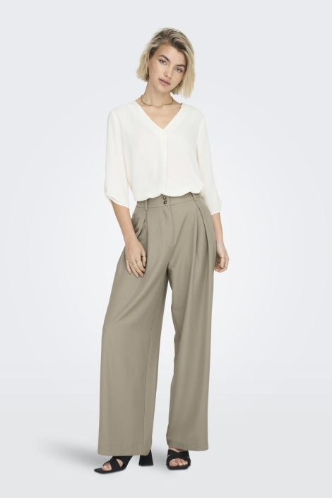 Jacqueline de Yong witte dames blouse | Model