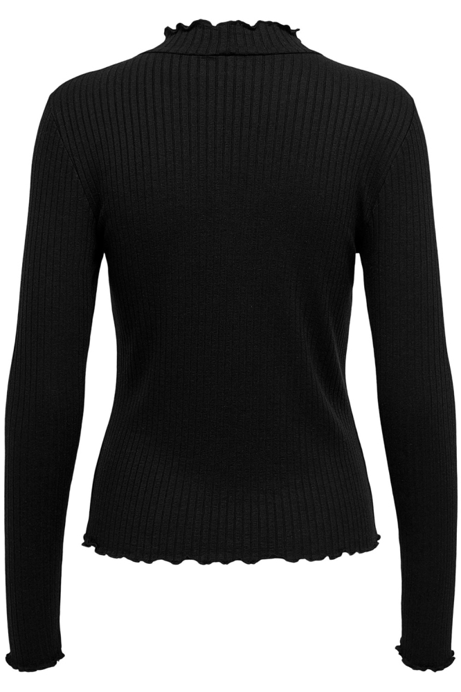Jacqueline de Yong zwarte dames t-shirt | Achteraanzicht