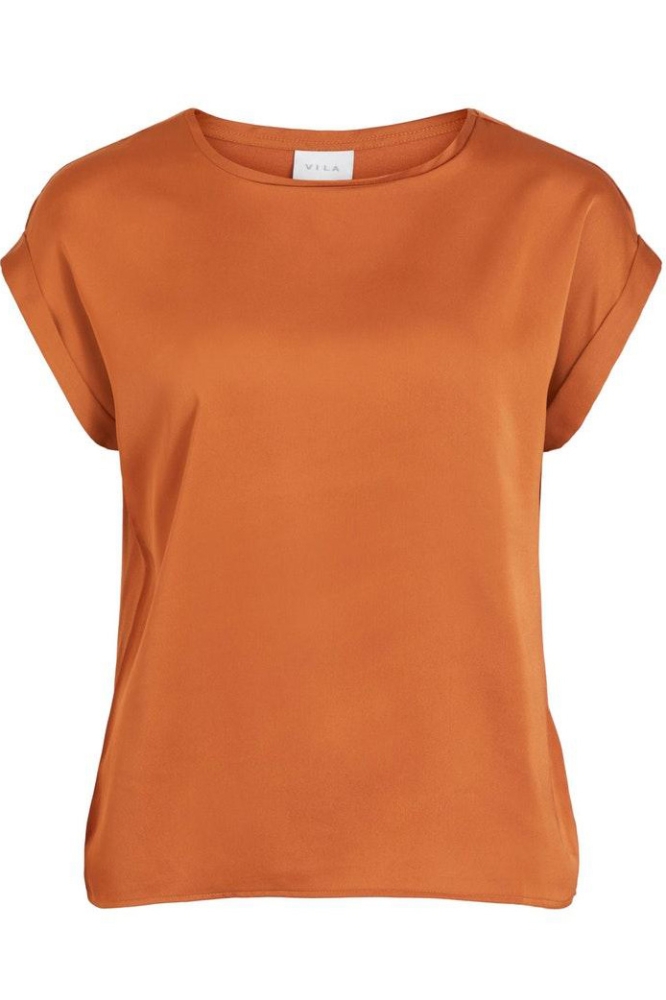 Vila oranje dames t-shirt | 