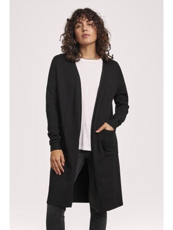 Noisy may Vest NMCITY L/S LONG CARDIGAN NOOS 27008836 Black