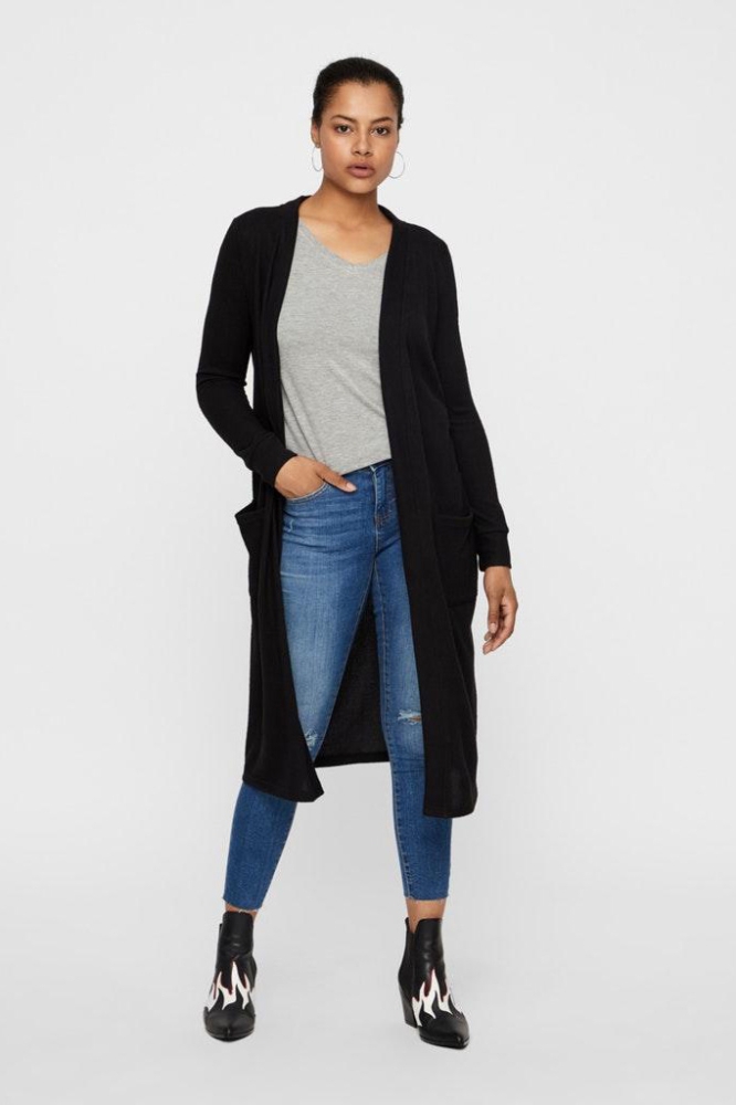 Noisy may zwarte dames vest