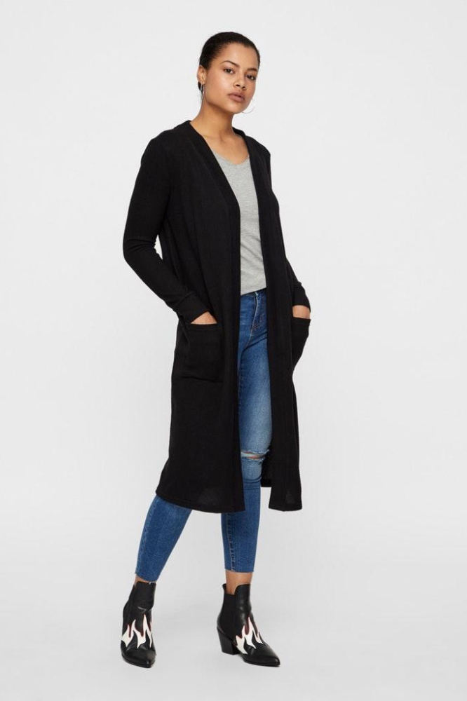 Noisy may zwarte dames vest