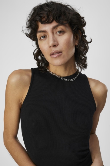 Object Top OBJJAMIE S/L TANK TOP NOOS 23034452 Black