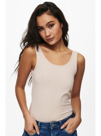 Only Top ONLLIVE LOVE LIFE TANK TOP NOOS 15095808 Pumice Stone