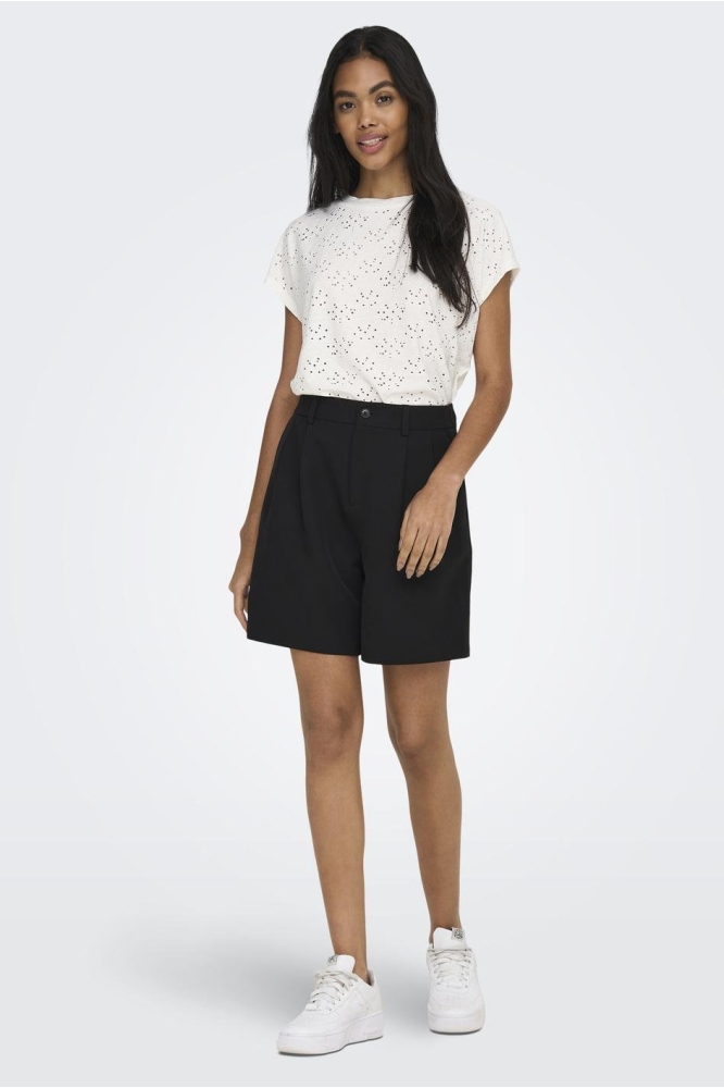 Only witte dames t-shirt | Model
