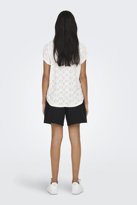 Only witte dames t-shirt | Model