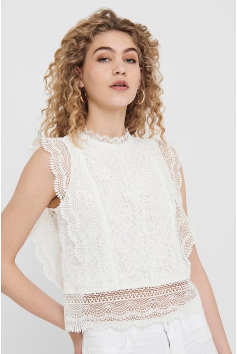 Only onlkaro s/l lace top wvn