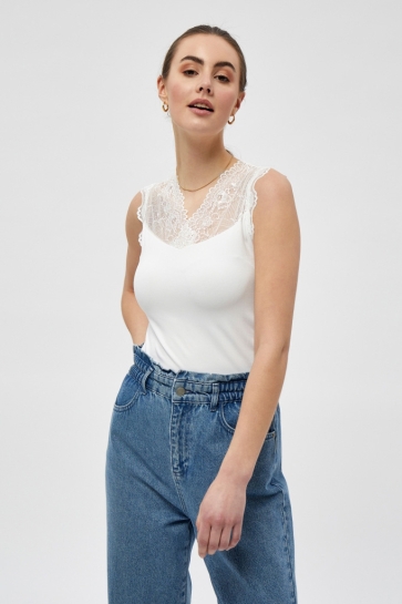 Minus Top MI1601 VANESSA TOP 220 BROKEN WHITE