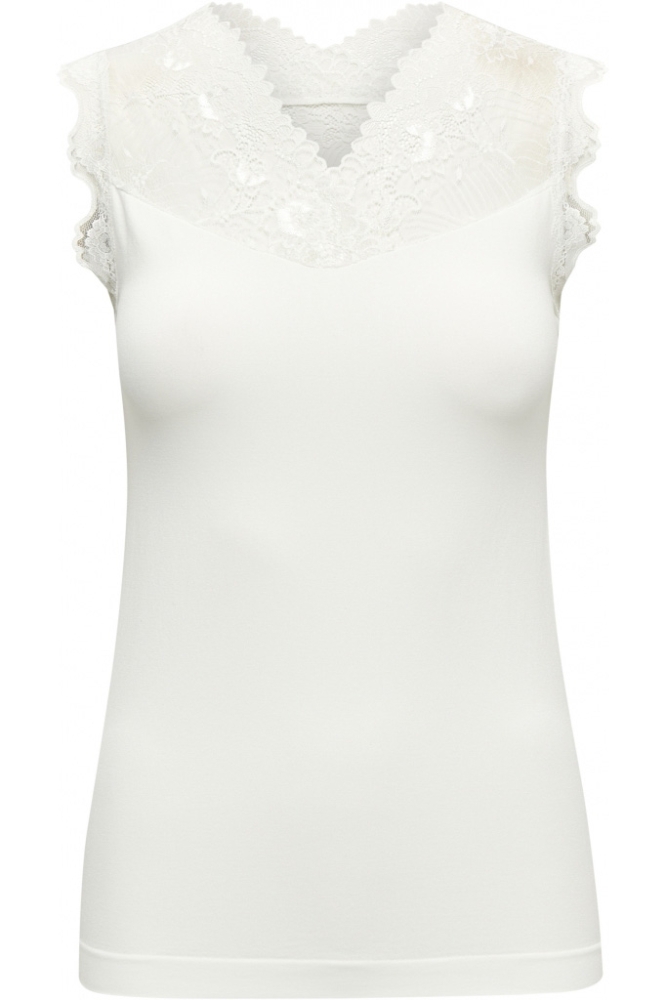 Minus witte dames top | Vooraanzicht