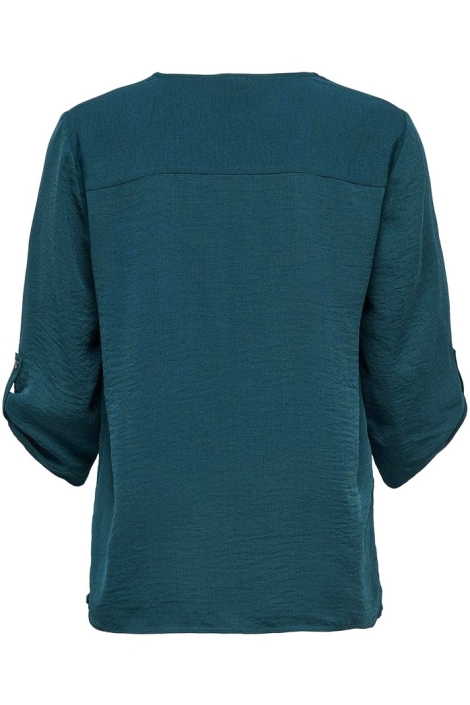 Jacqueline de Yong blauwe dames blouse | Achteraanzicht
