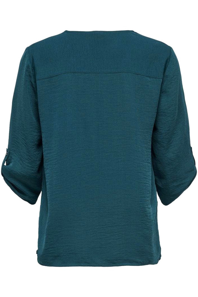 Jacqueline de Yong blauwe dames blouse | Achteraanzicht
