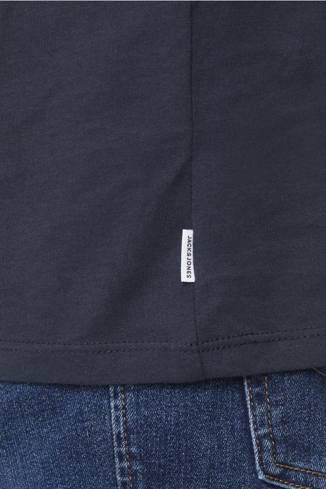 Jack & Jones blauwe heren t-shirt | Close up