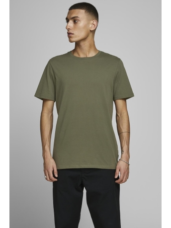 Jack & Jones T-shirt JJEORGANIC BASIC TEE SS O-NECK NOOS 12156101 OLIVE NIGHT/SLIM